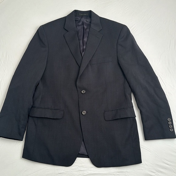 Ralph Lauren dark gray lightweight wool suit - Picture 3 of 14